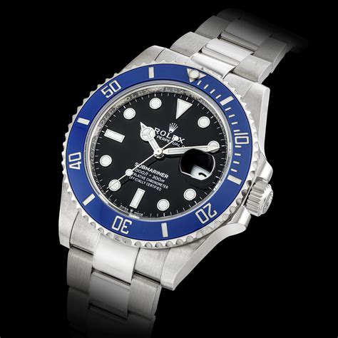 used rolex white gold submariner